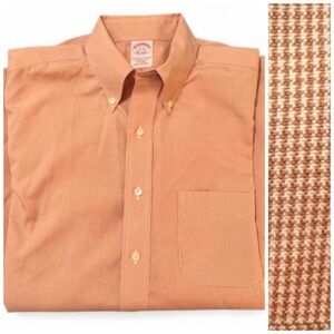 Brooks Brothers Long Sleeve Checkered Button Down Shirt 16-34